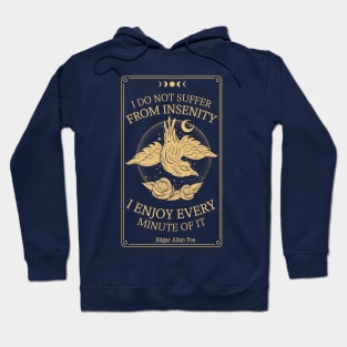 Edgar Allan Poe, Nevermore Raven Bookish Hoodie